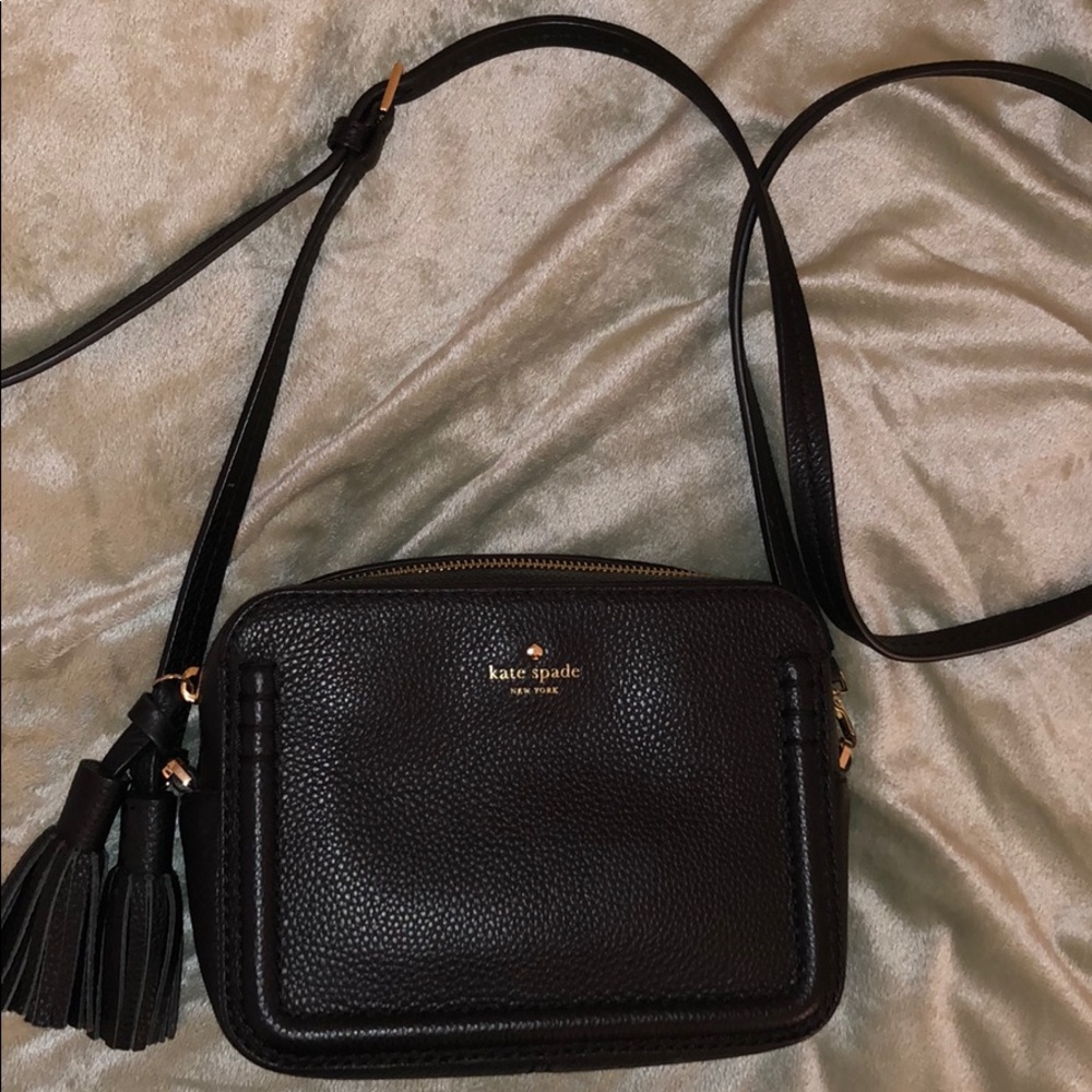 Kate spade tassel camera bag crossbody